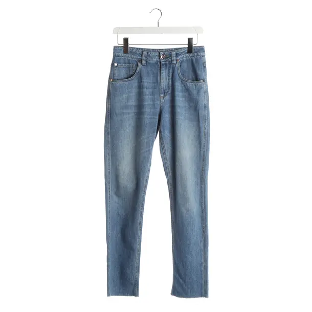 Jeans slim fit, in Blu, Cotone, Brunello Cucinelli