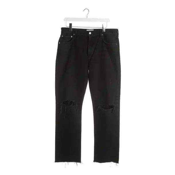 Straight Fit Jeans, in Black, Cotton, Agolde
