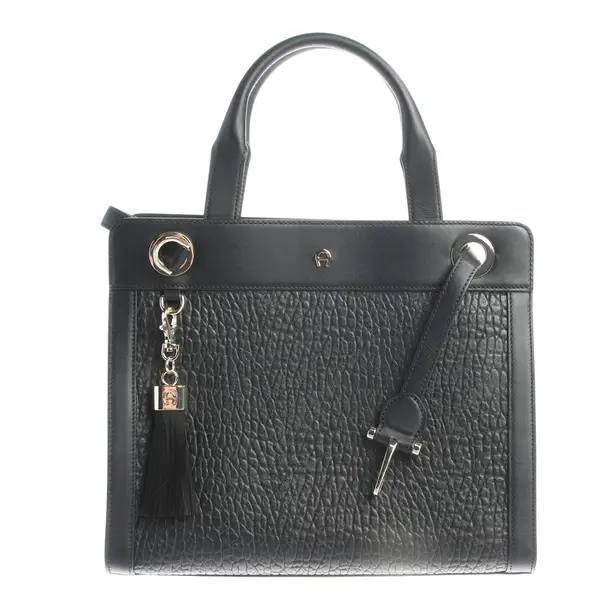 Handbag, in Black, Leather, Aigner