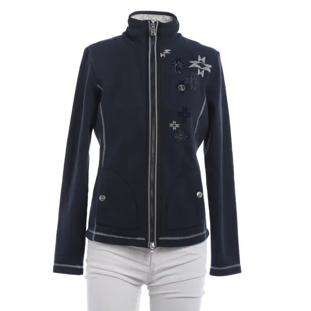 Fleece Jacket, in Navy, Polyester, Bogner