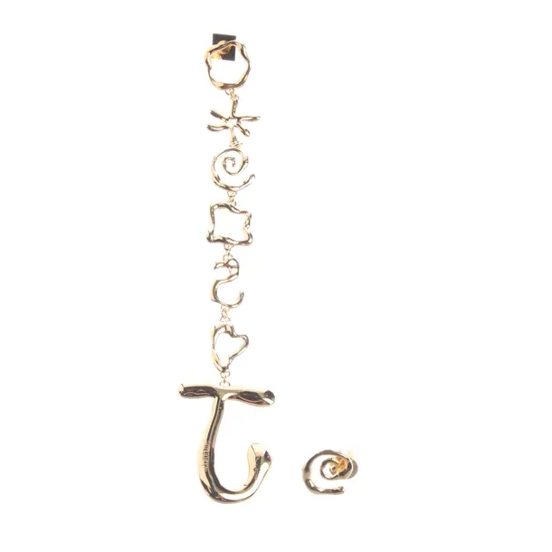 Ohrringe in Metallic, Metall (metallisch, metallisiert), Jacquemus