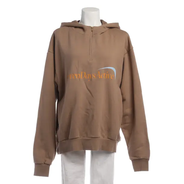 Hoodie in Brown, Cotton, 7 DAYS Active