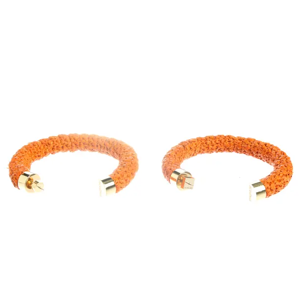 Earrings in Orange, Other Fibers, Jacquemus