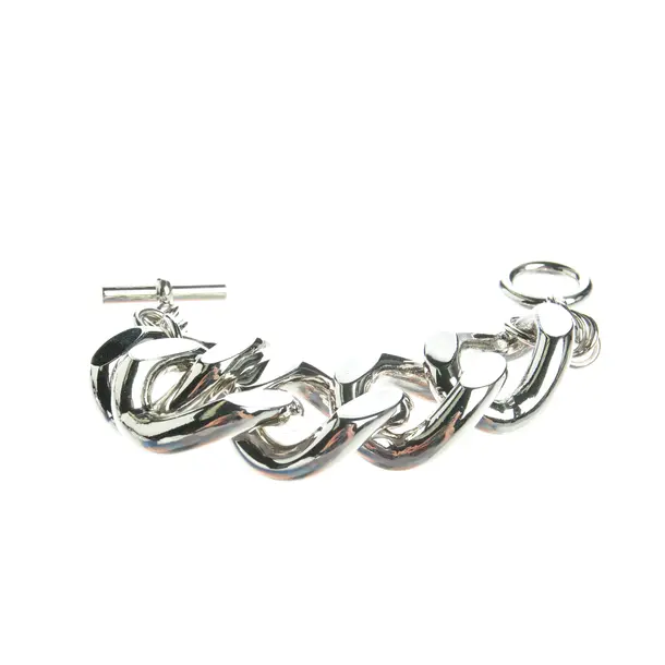Bracelet in Metallic, Metal (metallic, metallized), JW Anderson