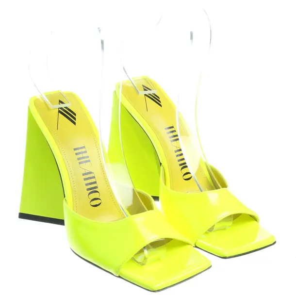 Heeled Sandals in Neon, , The Attico