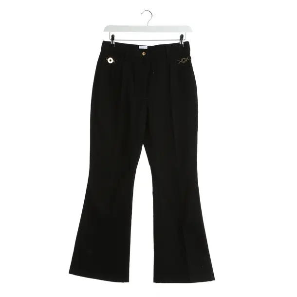 Jeans Flared in Schwarz, Baumwolle, Patou