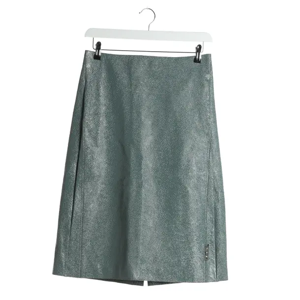 Rock in Grün, Leder, Off-White