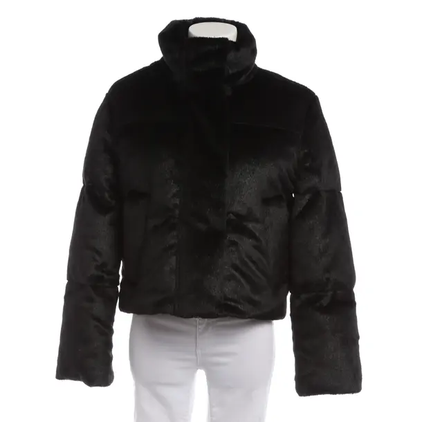 Winter Jacket in Black, Modacrylic, Stand Studio