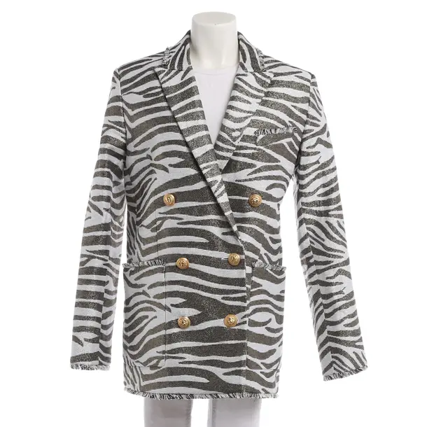 Blazer in White, Viscose, Balmain