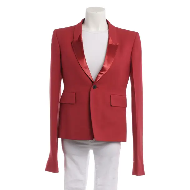 Blazer in Red, Wool, Rick Owens