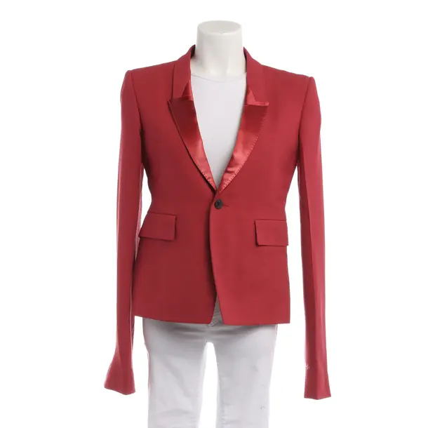 Blazer in Red, Wool, Rick Owens