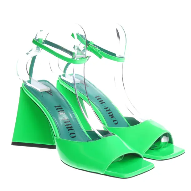 Heeled Sandals in Green, , The Attico