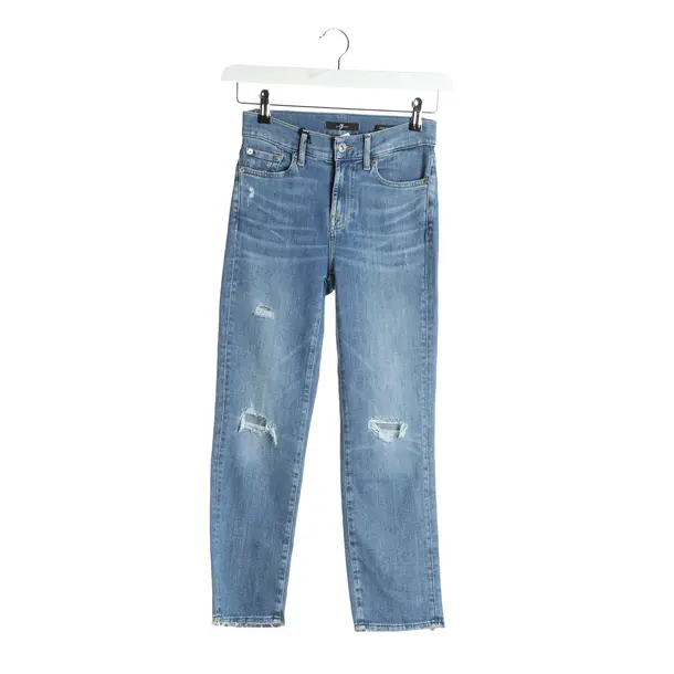 Jeans Skinny in Blau, Baumwolle, 7 for all mankind