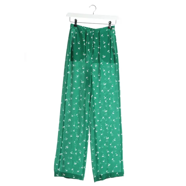 Hose in Grün, Seide, Max Mara