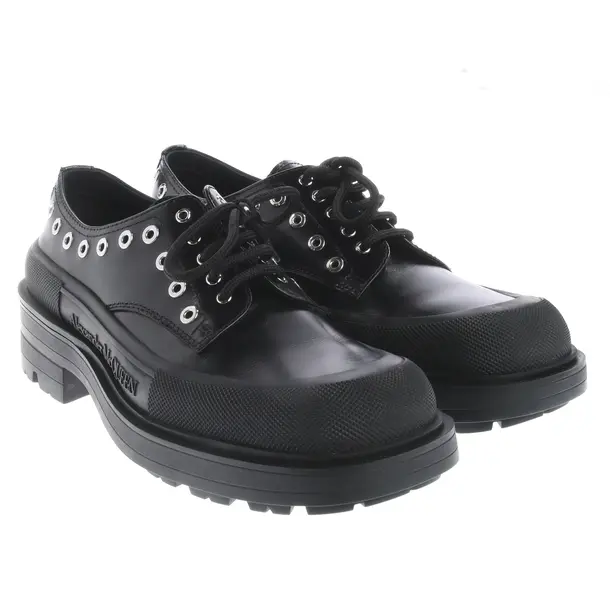 Flats in Black, , Alexander McQueen