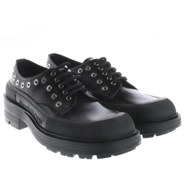 Flats in Black, , Alexander McQueen