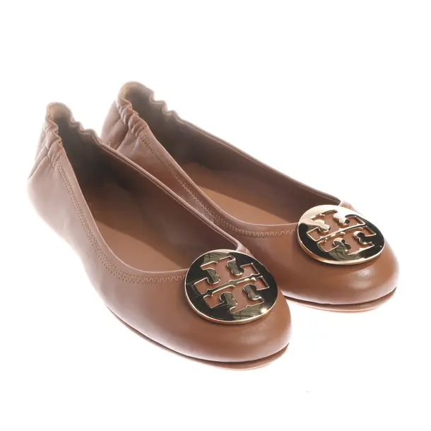 Ballerinas in Braun, , Tory Burch
