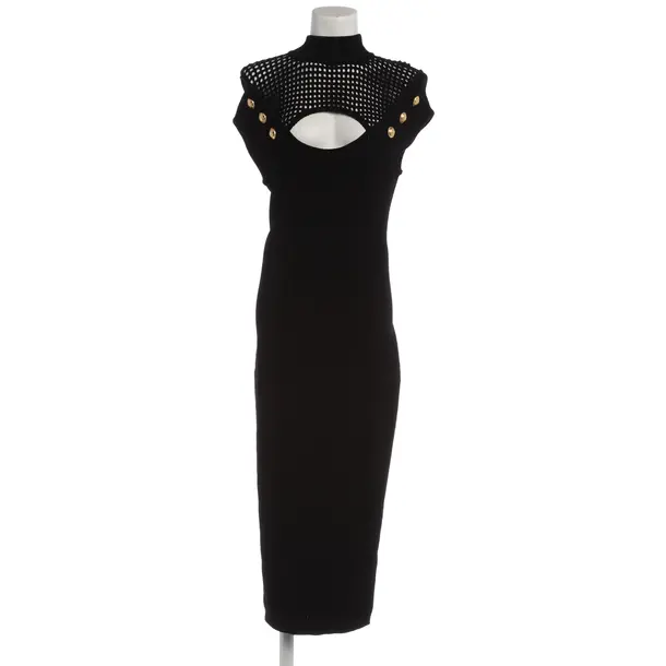 Jeanskleid in Schwarz, Viskose, Balmain