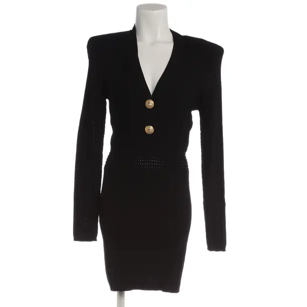 Kleid in Schwarz, Viskose, Balmain
