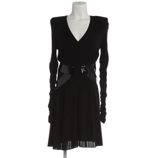 Cocktailkleid in Schwarz, Viskose, Balmain