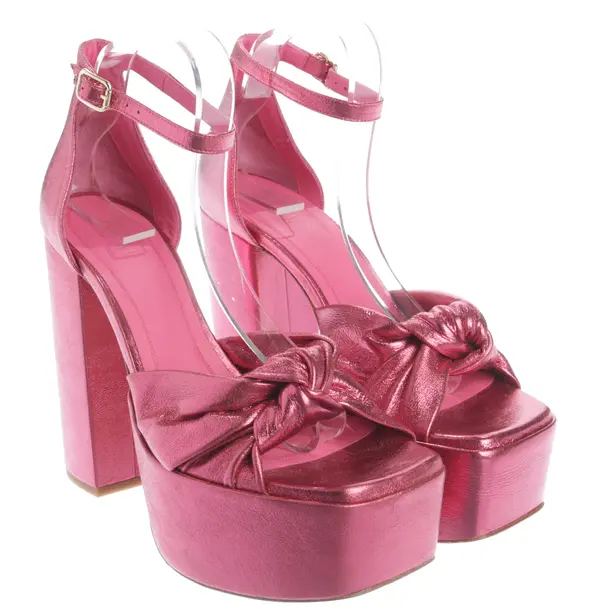 Heeled Sandals in Pink, , Toral