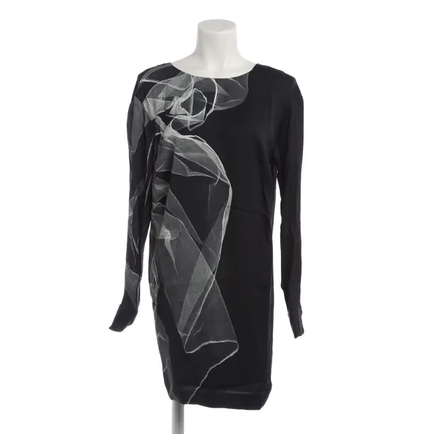 Kleid in Schwarz, Viskose, Dries van Noten