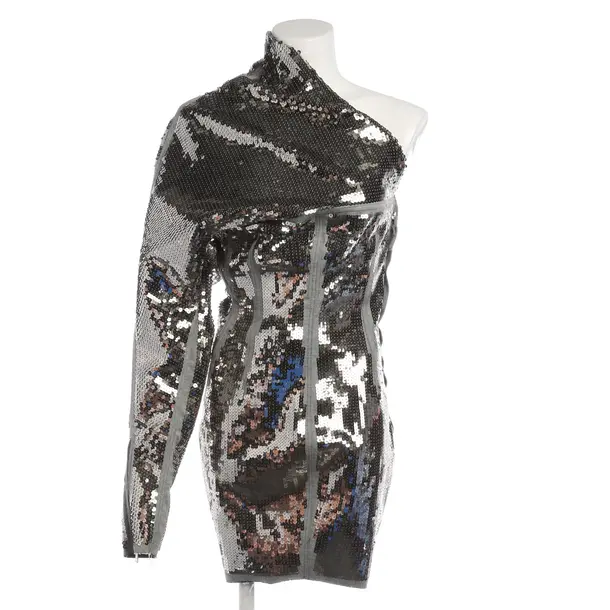Cocktailkleid in Metallic, Baumwolle, Rick Owens