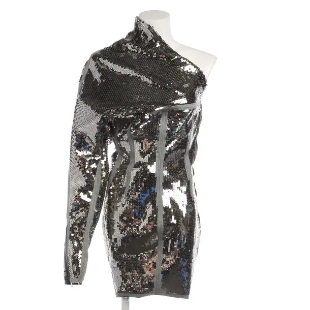 Cocktailkleid in Metallic, Baumwolle, Rick Owens