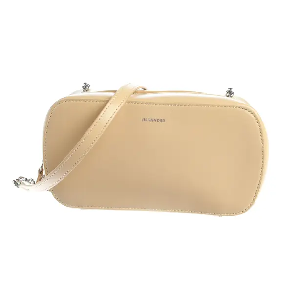 Schultertasche in Braun, Leder, Jil Sander