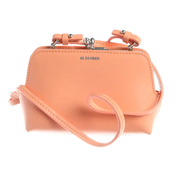 Evening Bag in Orange, Leather, Jil Sander
