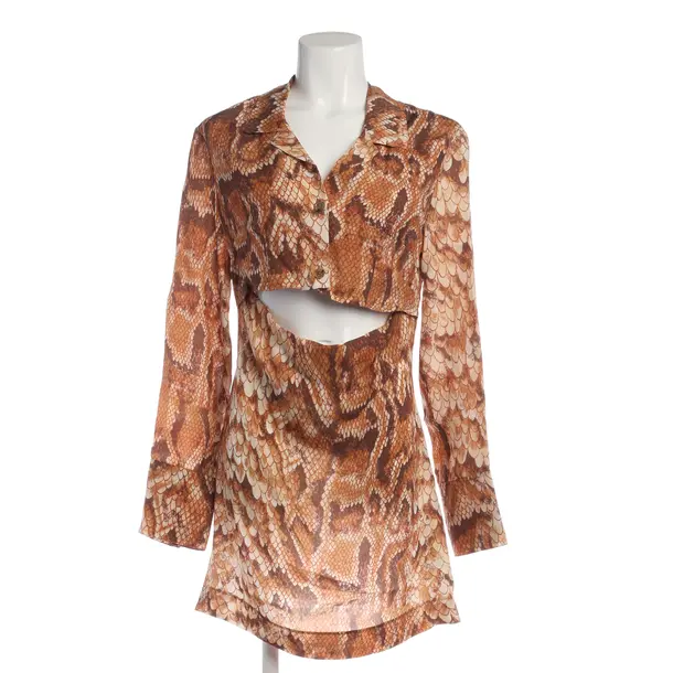Kleid in Braun, Cupro, Nanushka