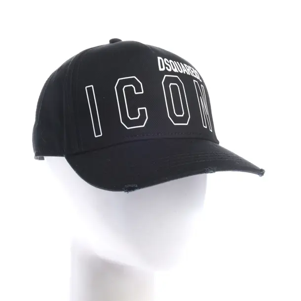 Cap, in Black, Cotton, Dsquared