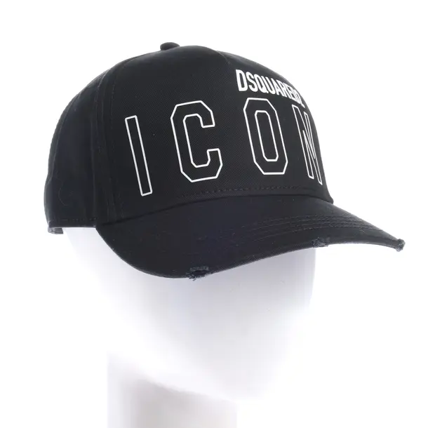 Cap in Black, Cotton, Dsquared