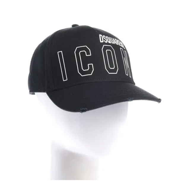 Cap in Black, Cotton, Dsquared