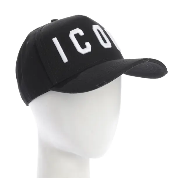 Cappello, in Nero, Cotone, Dsquared