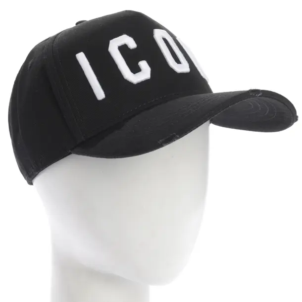 Cap, in Schwarz, Baumwolle, Dsquared