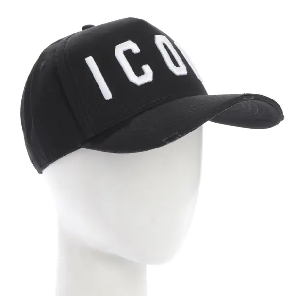 Cap, in Schwarz, Baumwolle, Dsquared