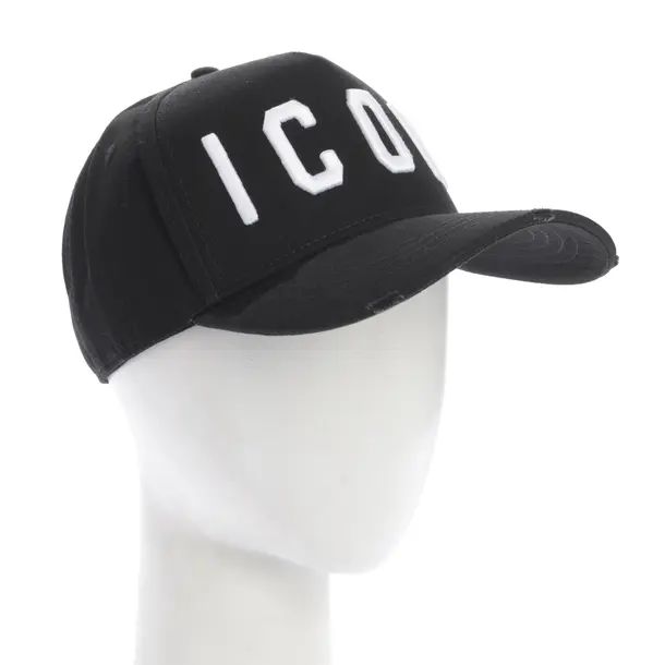 Cap, in Black, Cotton, Dsquared