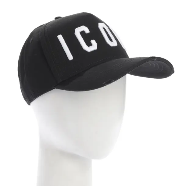 Cap, in Black, Cotton, Dsquared