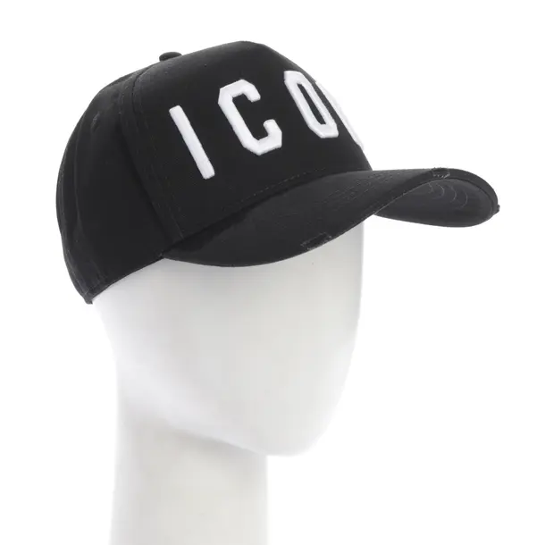 Cappello, in Nero, Cotone, Dsquared