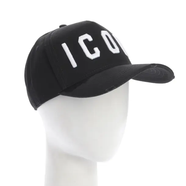 Cappello, in Nero, Cotone, Dsquared