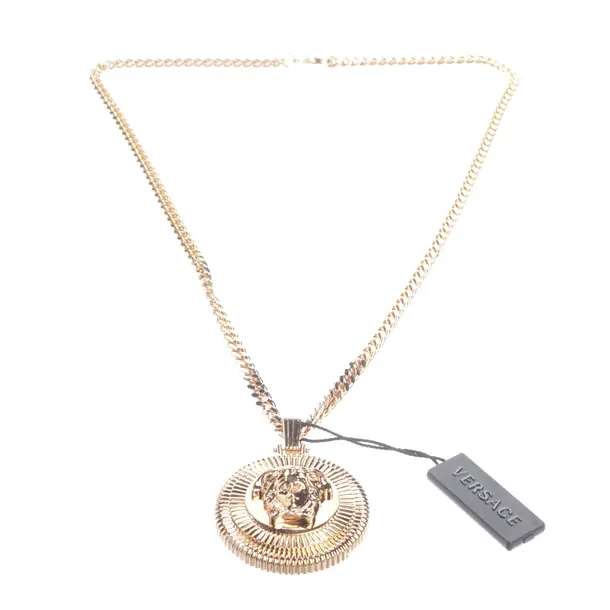 Necklace in Metallic, Metal (metallic, metallized), Versace