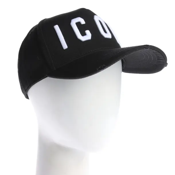 Cappello, in Nero, Cotone, Dsquared