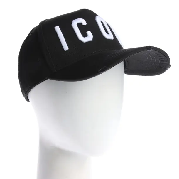 Cap in Black, Cotton, Dsquared