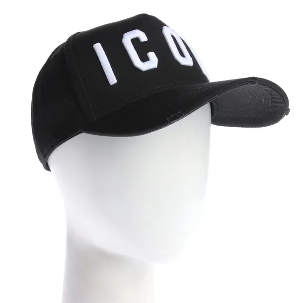 Cap in Black, Cotton, Dsquared