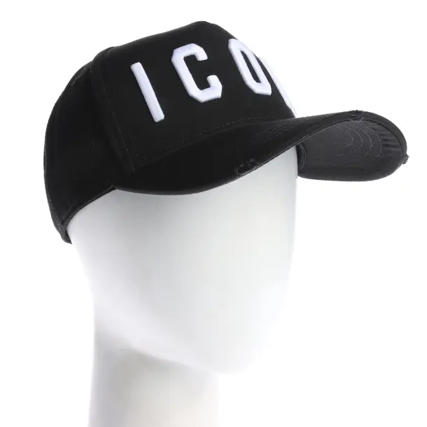 Cap in Black, Cotton, Dsquared