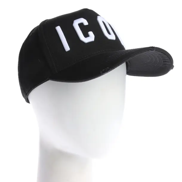 Cap, in Black, Cotton, Dsquared