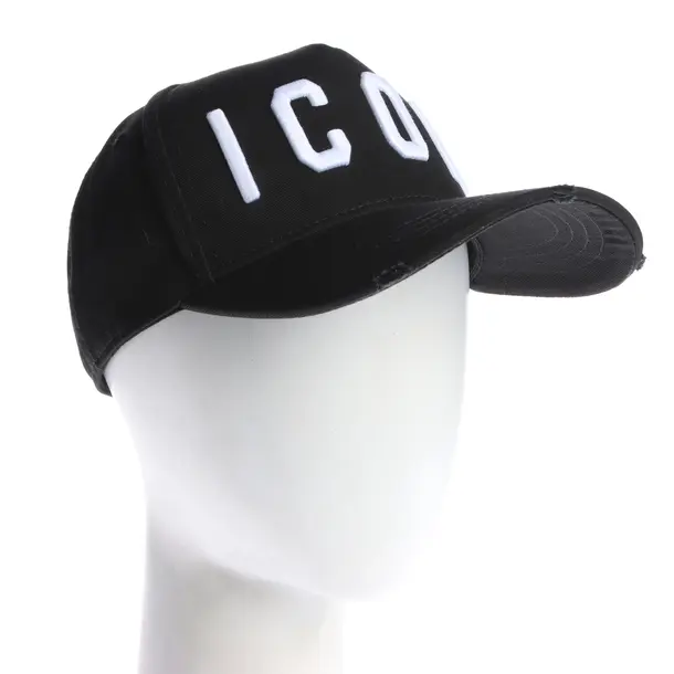 Cap, in Black, Cotton, Dsquared