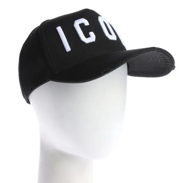 Cap, in Schwarz, Baumwolle, Dsquared