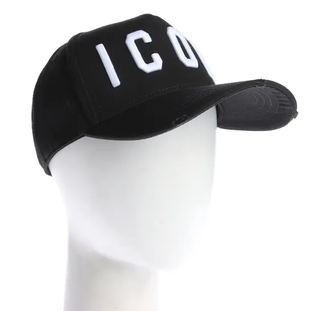 Cap, in Schwarz, Baumwolle, Dsquared
